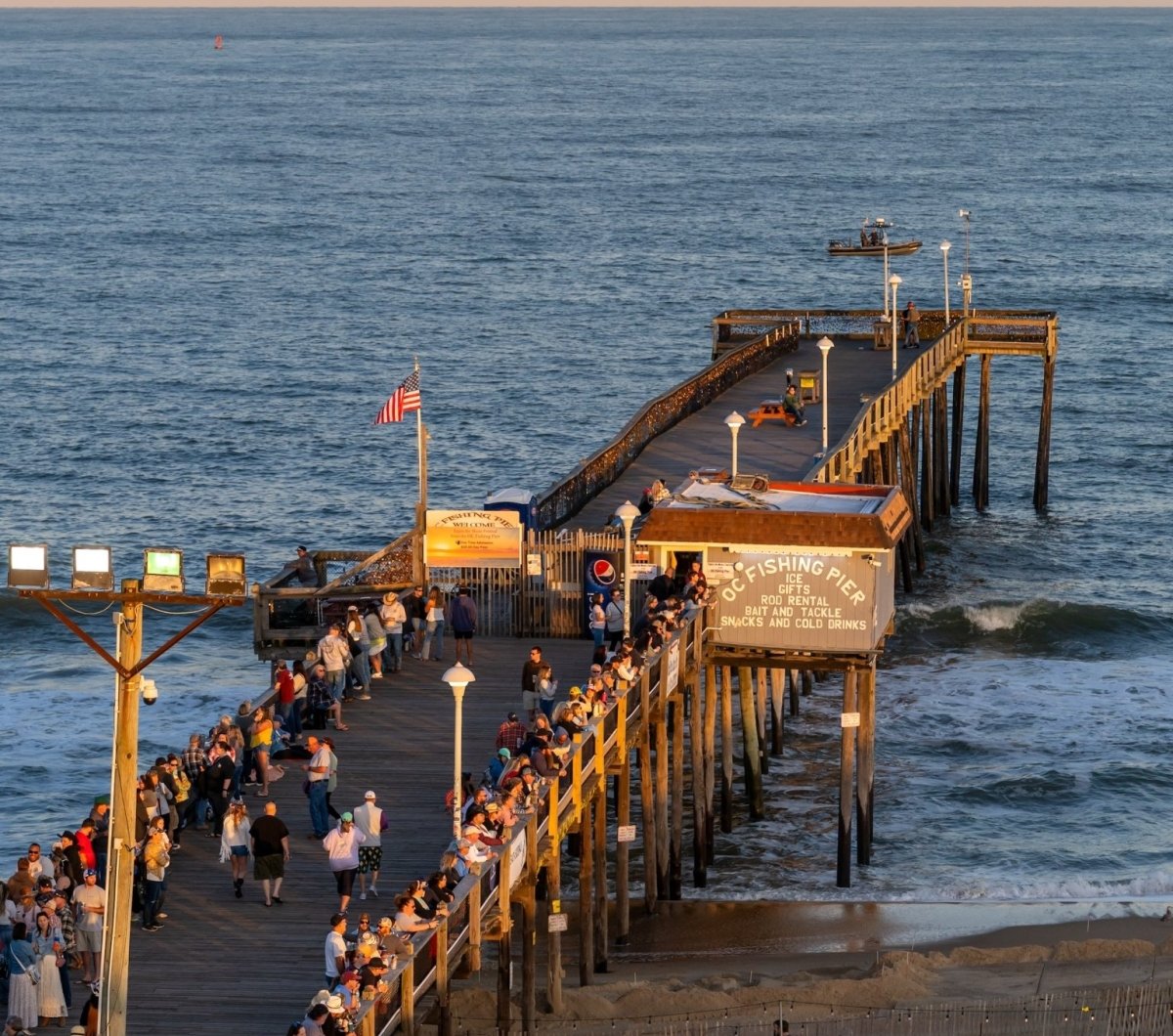 OCMD fishing pier during Country Calling
