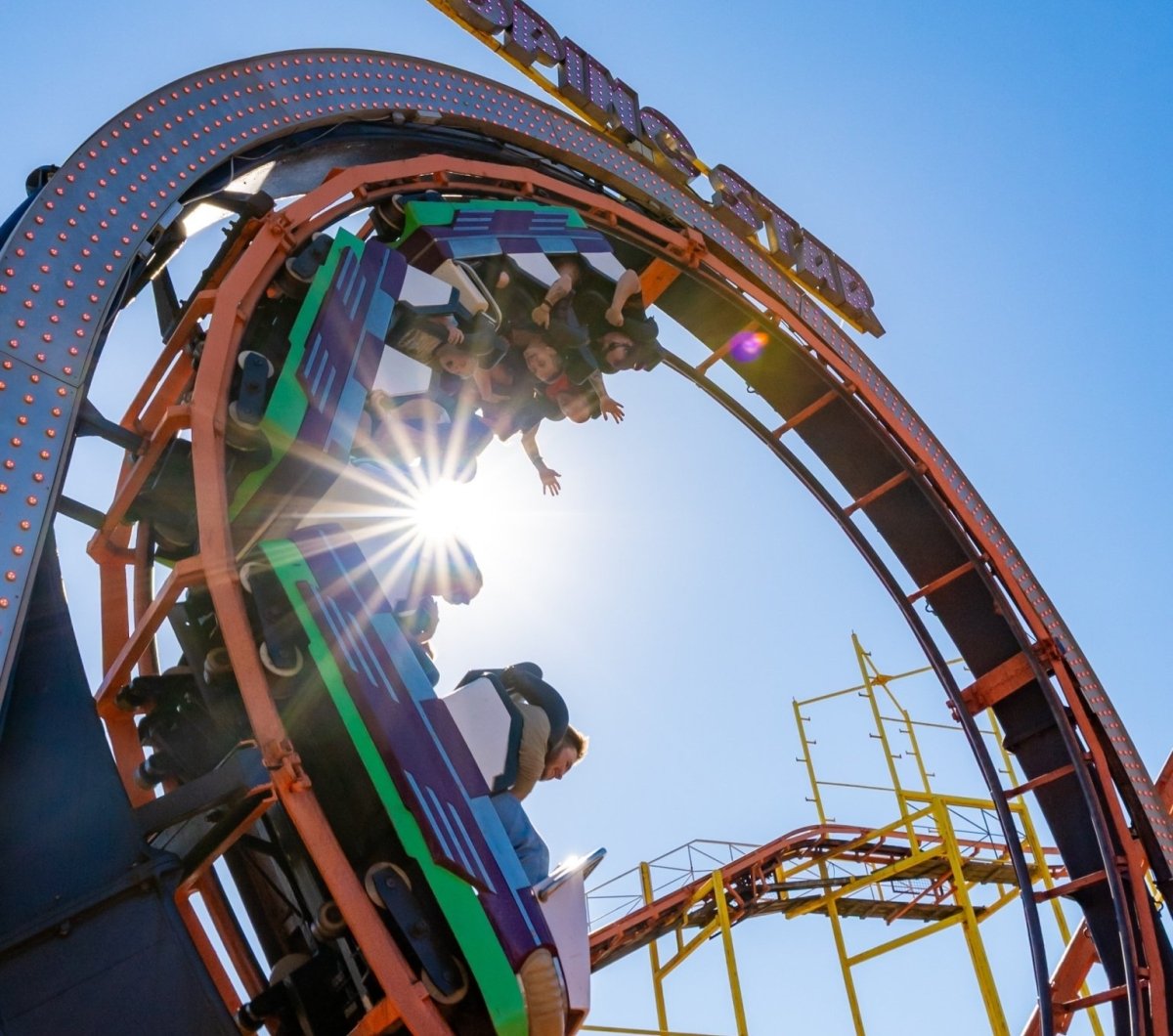 Jolly Roger Amusement Park Roller Coaster at Country Calling