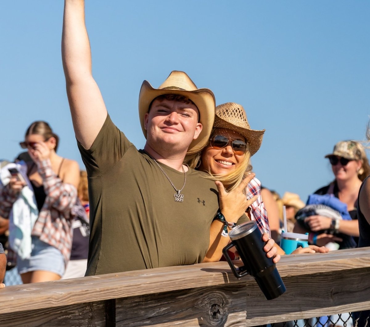 Festival goers at Country Calling